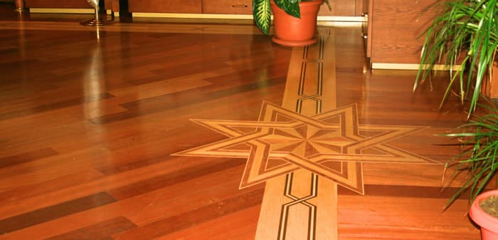 Taşköprü Belediye sarayı restorasyonu, masif parke uygulaması